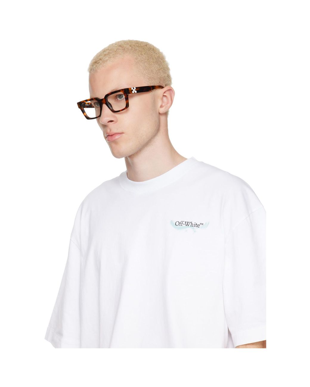 Off-White c/o Virgil Abloh Brown Style 21 Glasses for men