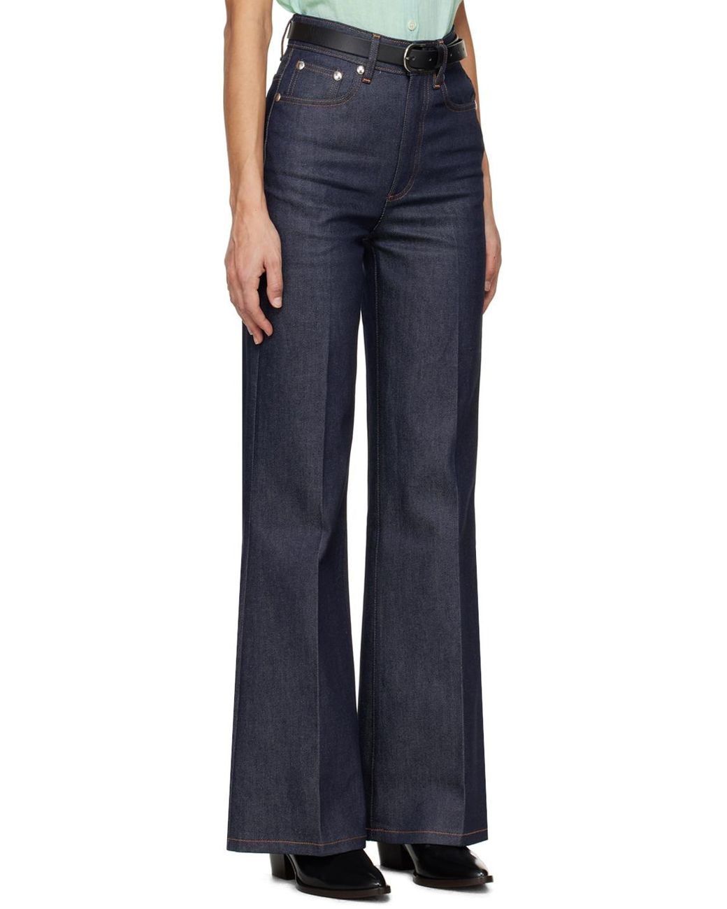 A.P.C. . Indigo Natacha Ramsay-levi Edition Clinteau Jeans