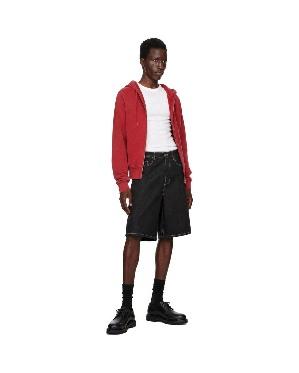 Entire studios Black Field Shorts for men