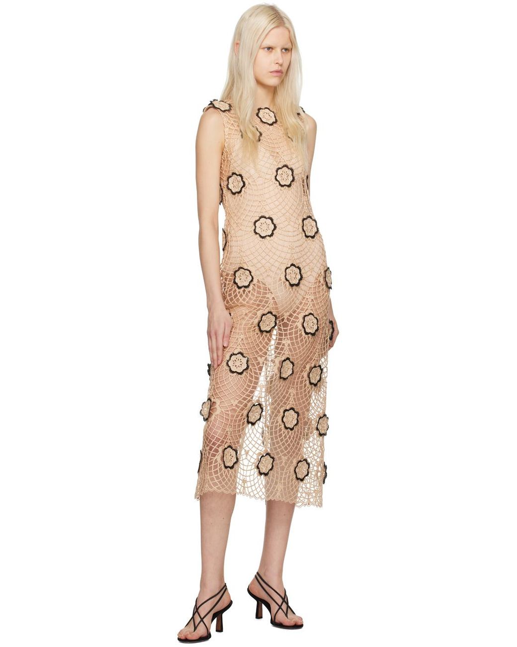 Beaufille Black Zelle Midi Dress