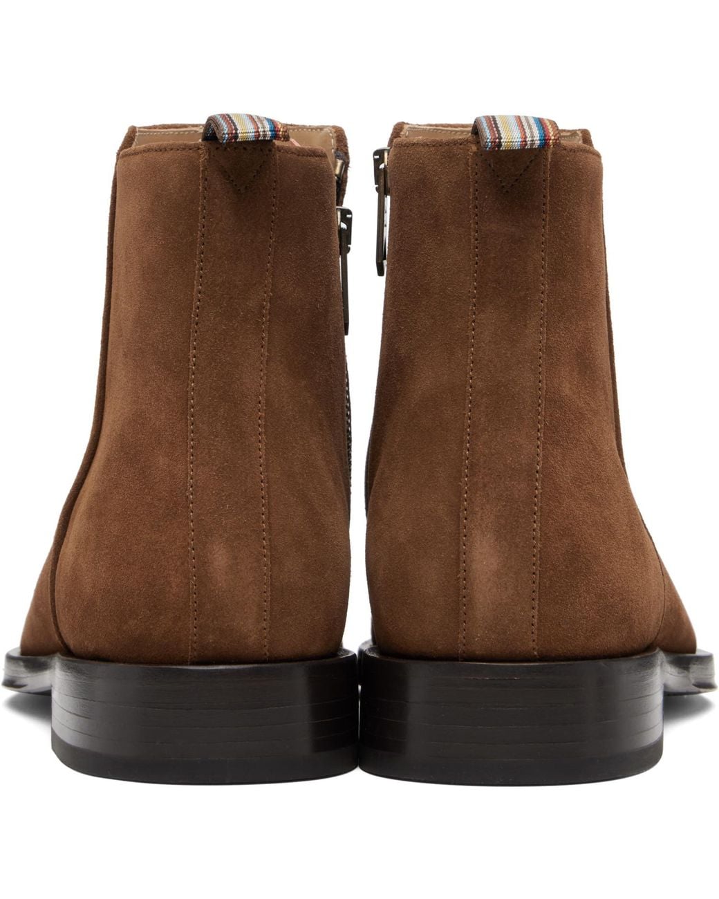 Paul Smith Brown Suede 'Bronson' Boots for men