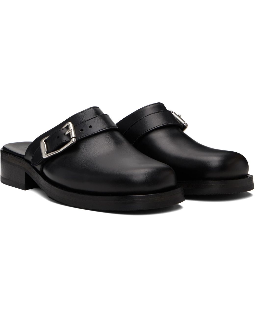 Our Legacy Black Camion Mule Loafers for men