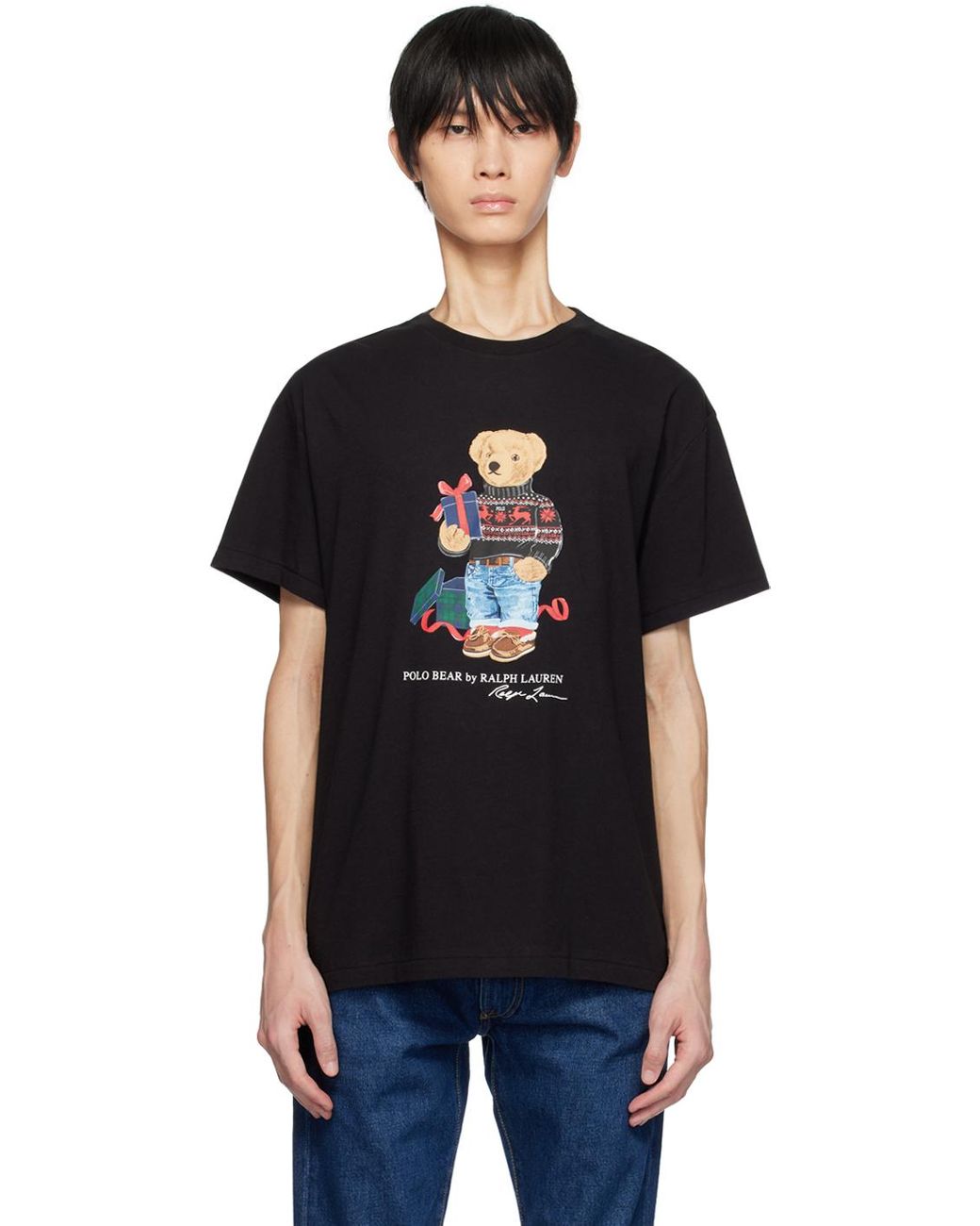 T-shirt à ourson polo bear Polo Ralph Lauren pour homme en coloris Noir |  Lyst