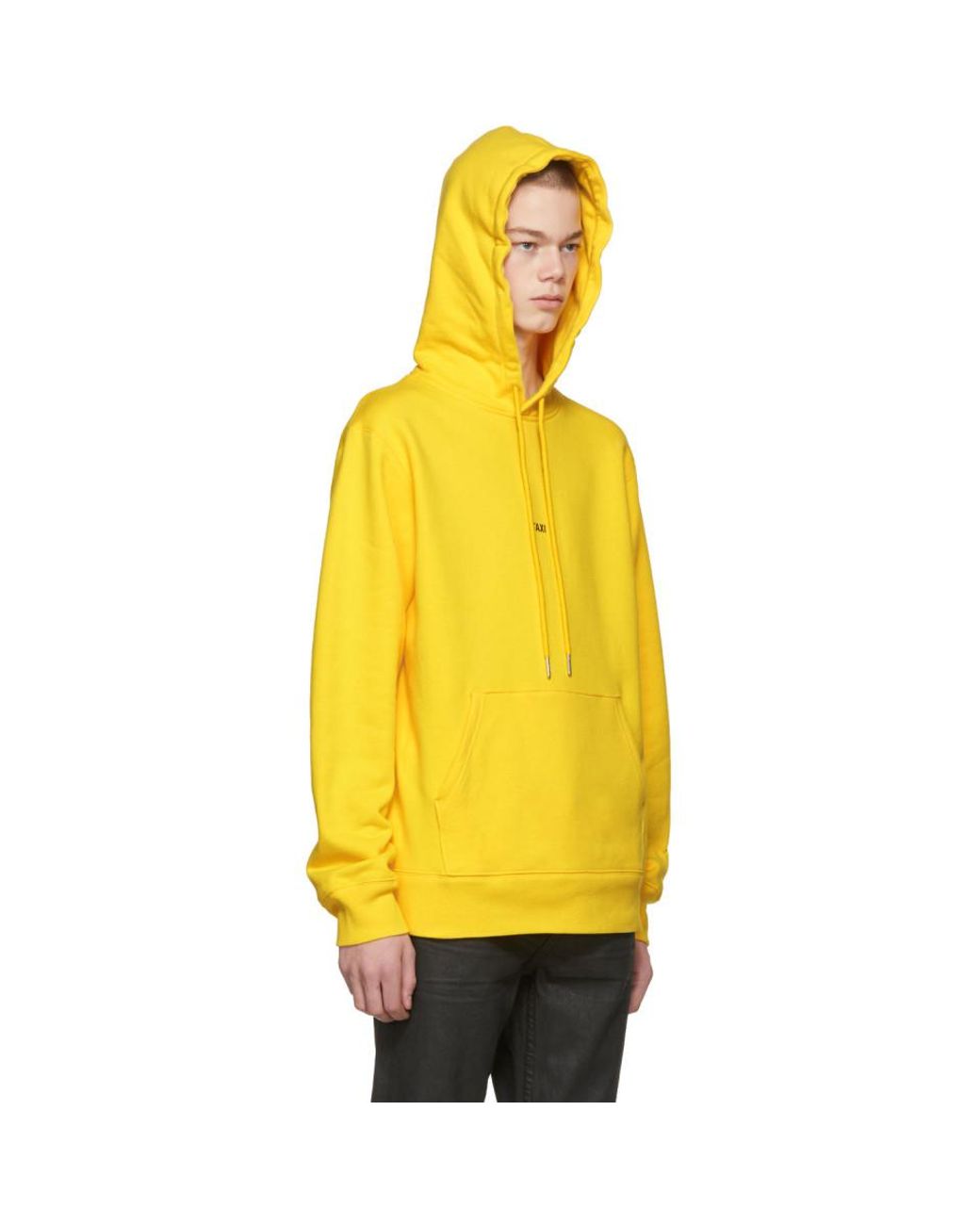 Helmut Lang Yellow Taxi Hoodie for Men | Lyst