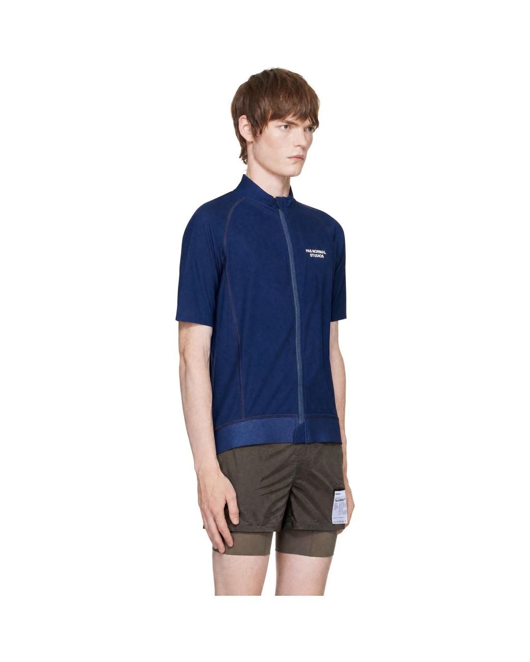 Pas Normal Studios Blue Cycling Essential Jersey for men