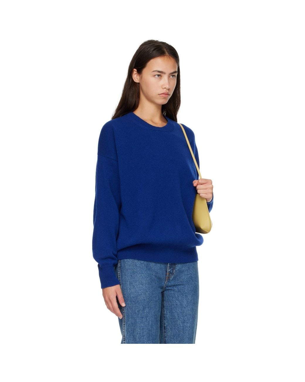 &Daughter Blue Innes Slouch Crewneck Sweater