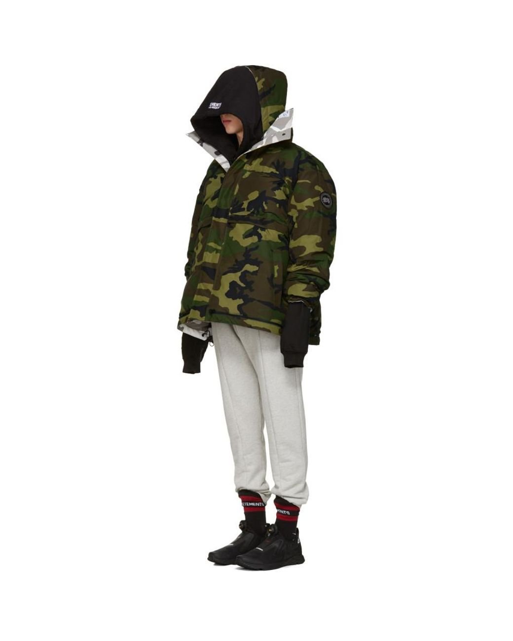 Vetements Reversible Grey Camouflage Canada Goose Edition Parka in Grey for  Men | Lyst Canada