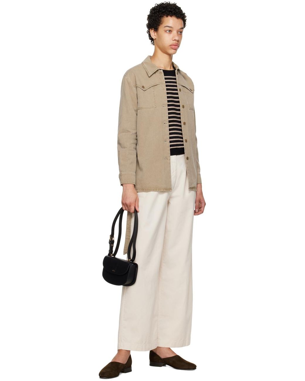 A.P.C. Mini Genève Bag in Black | Lyst Canada