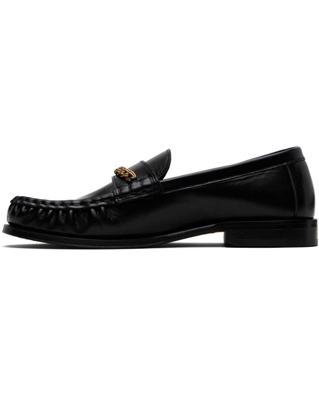 Ernest W. Baker Black Chain Loafers for men