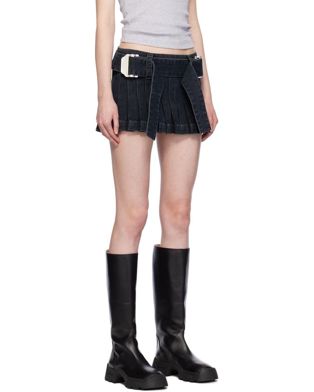 Dion Lee Darted デニム ミニスカート ブラック | Lyst Dion Lee Darted デニム ミニスカート ブラック | Lyst