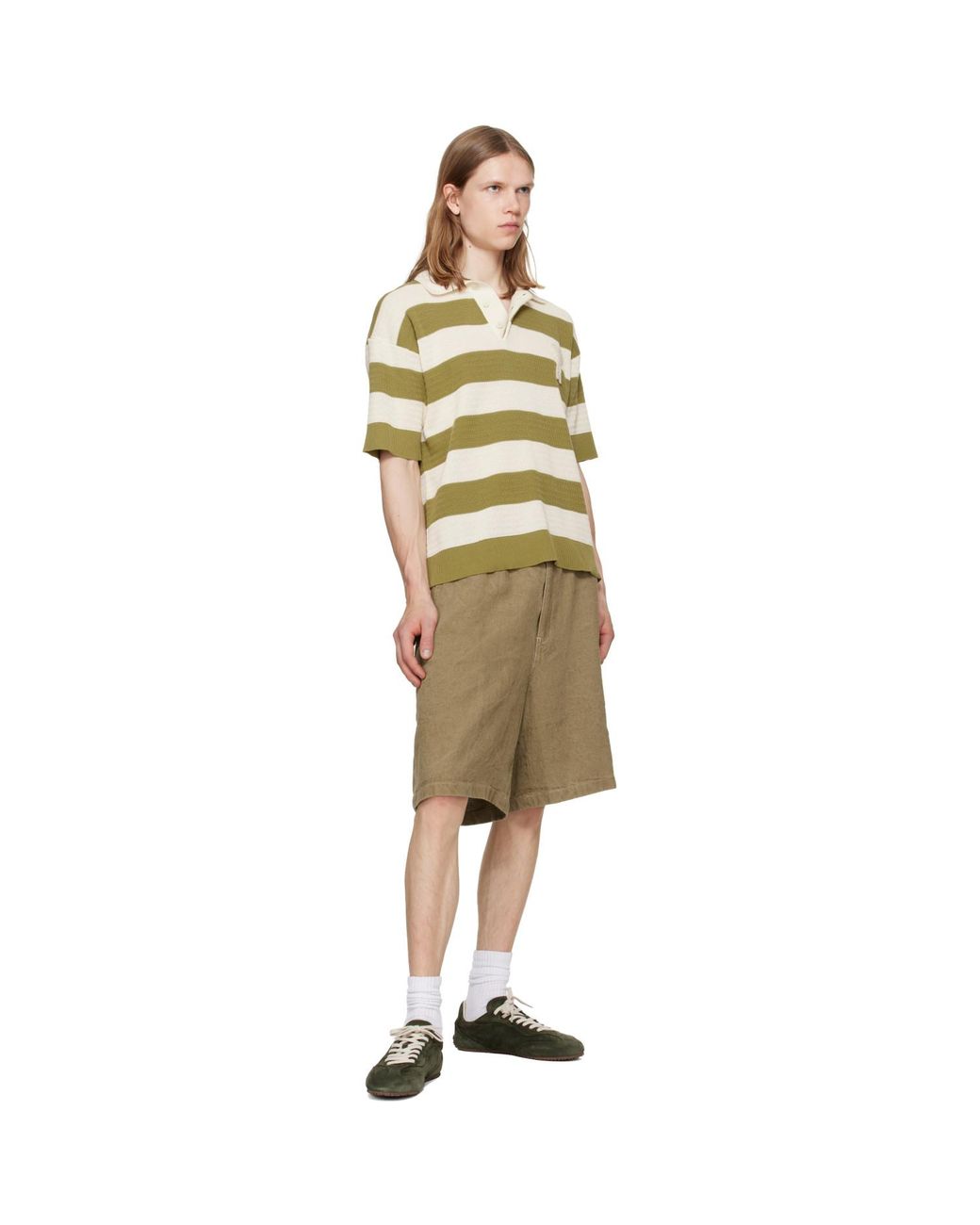 Axel Arigato Green Khaki Daze Sneakers for men