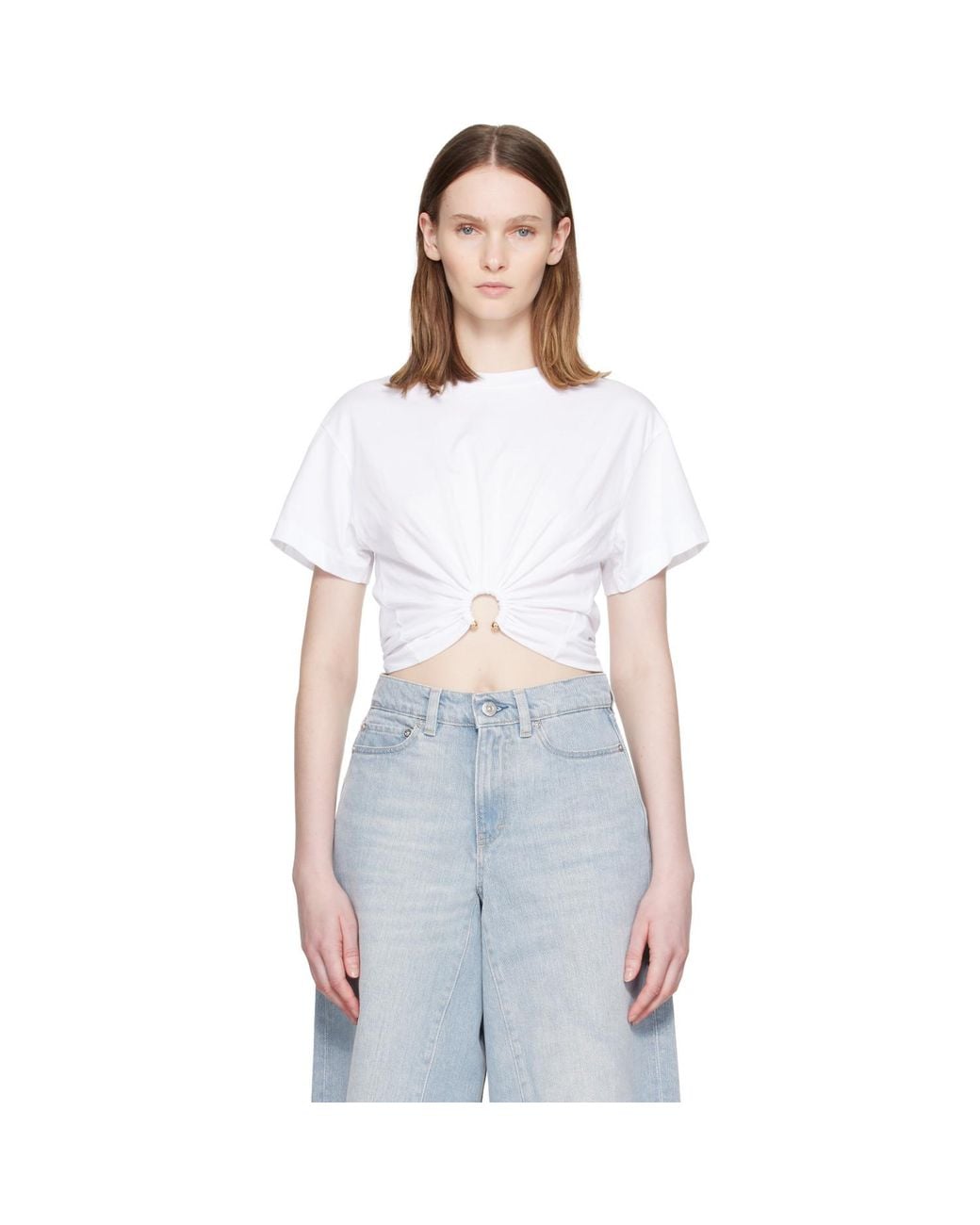 Rabanne White Piercing T-Shirt