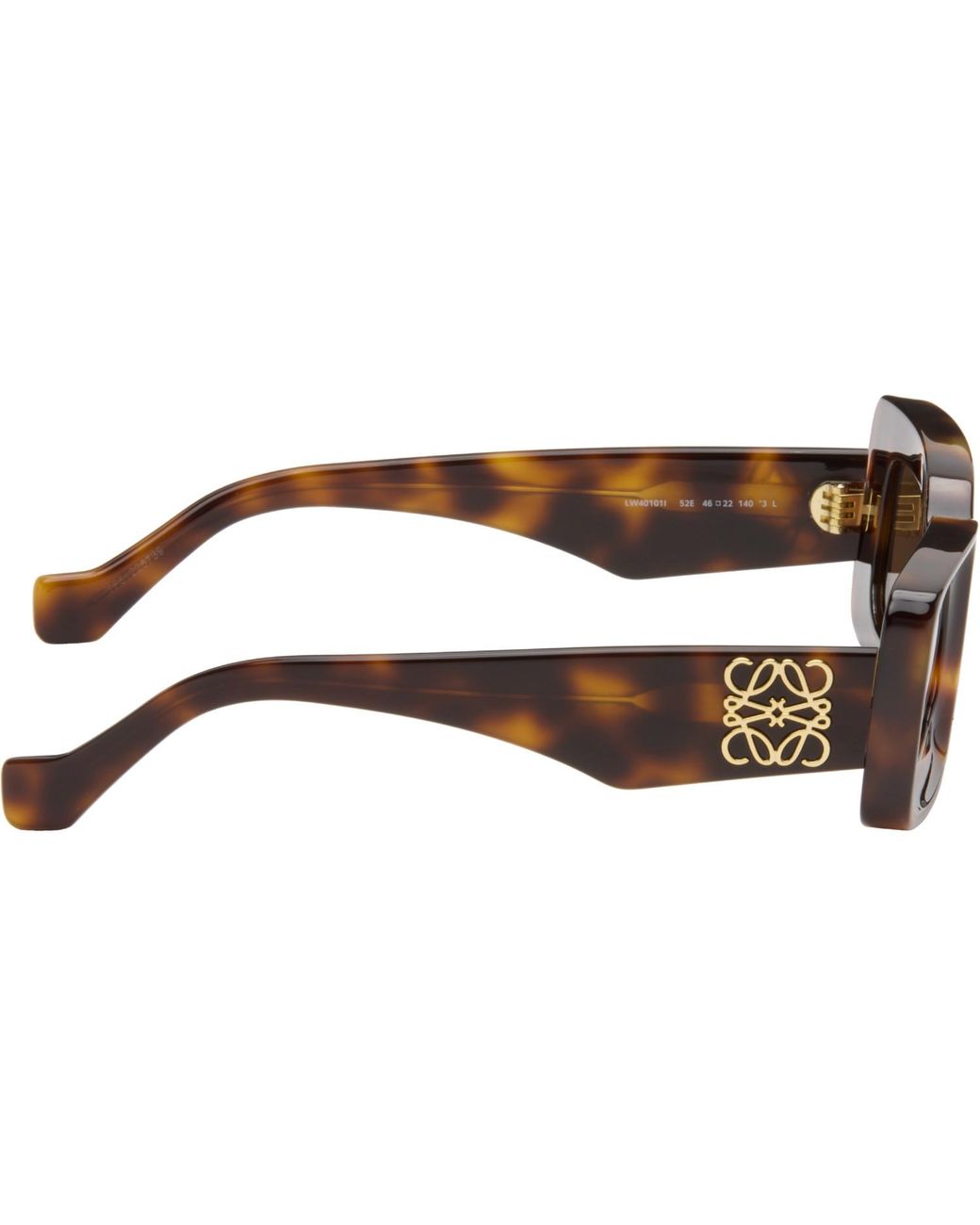 Loewe Brown Rectangular Sunglasses