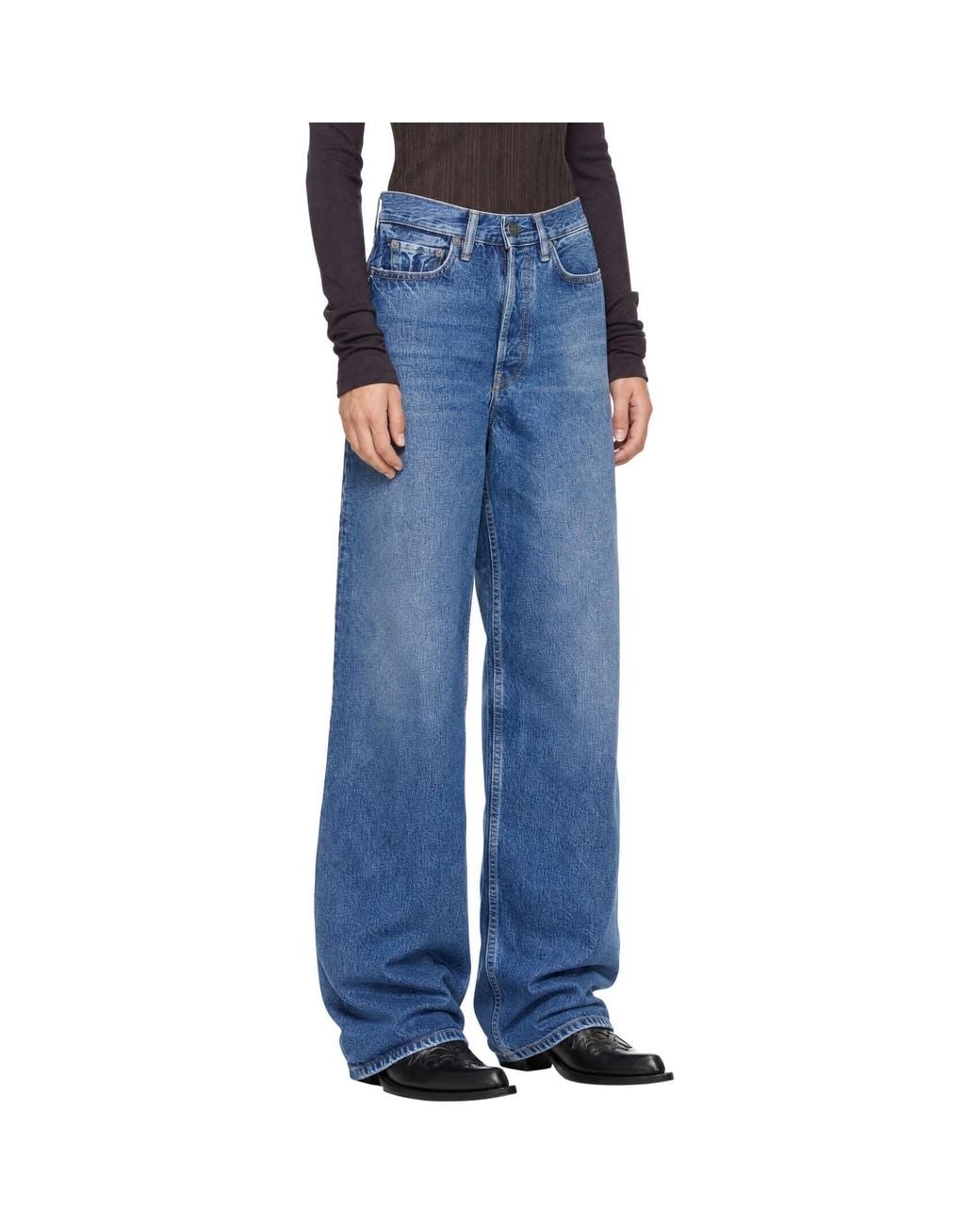 Acne Blue Loose Fit 1981 Jeans