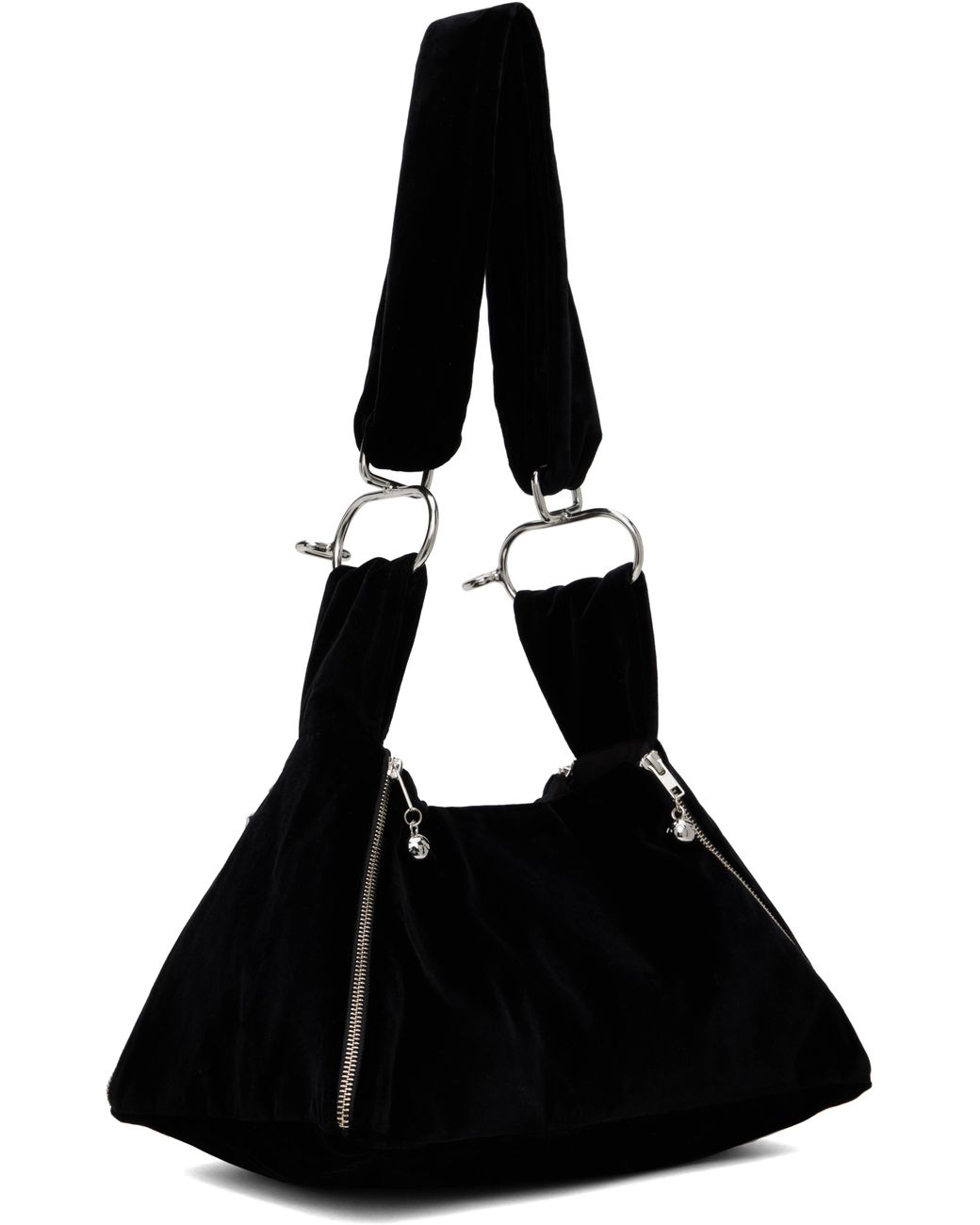 Chopova Lowena Mini Pyramid Bag in Black | Lyst
