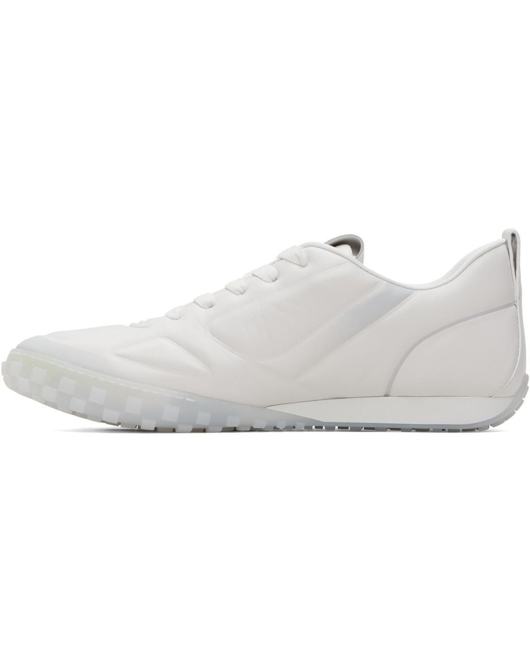 Givenchy White Glide Leather Sneakers for men