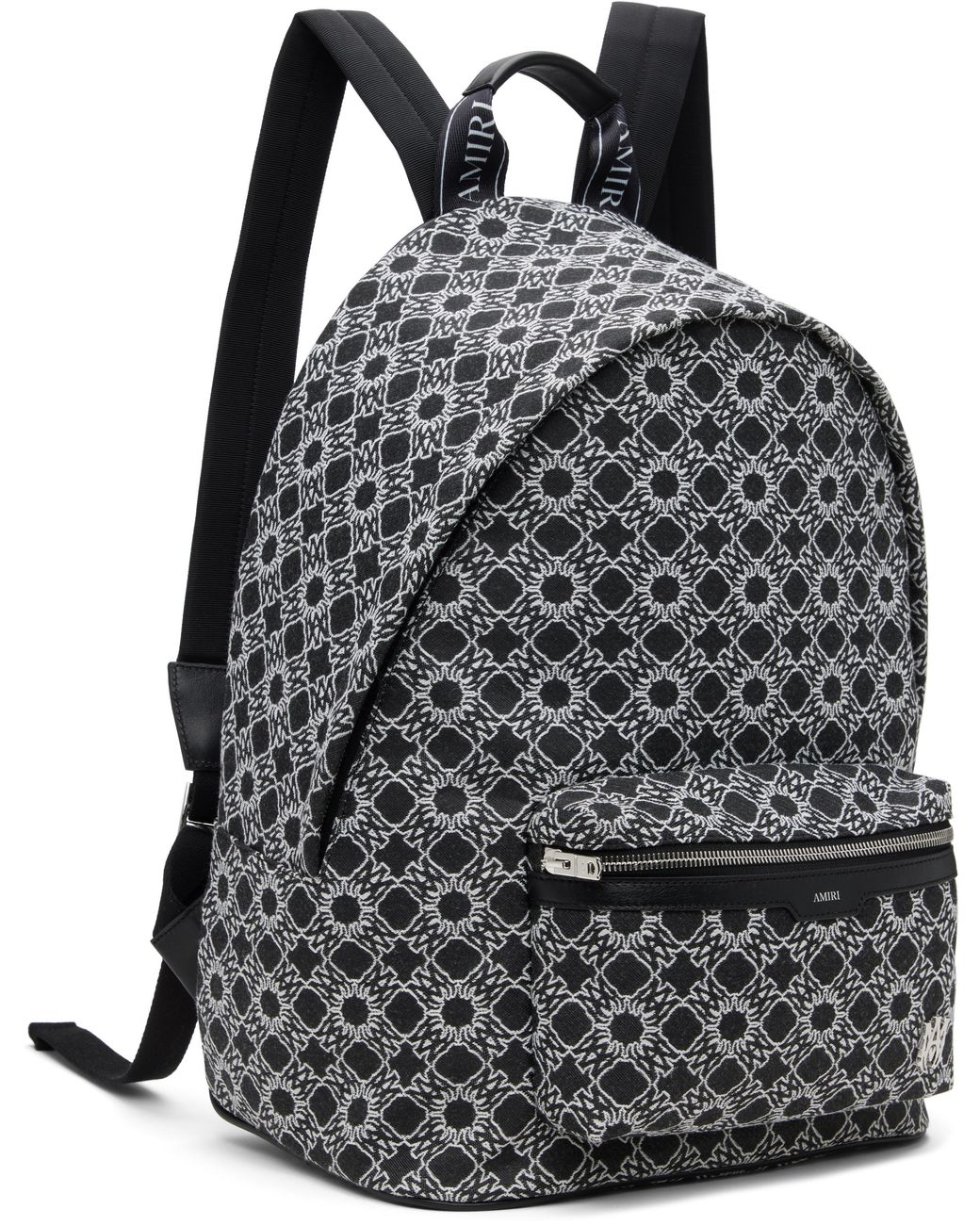 Amiri Black Ma Quad Backpack for men