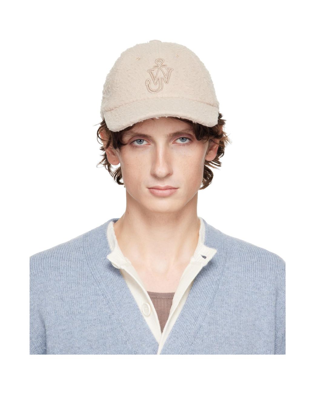 J.W. Anderson Blue Baseball Cap for men