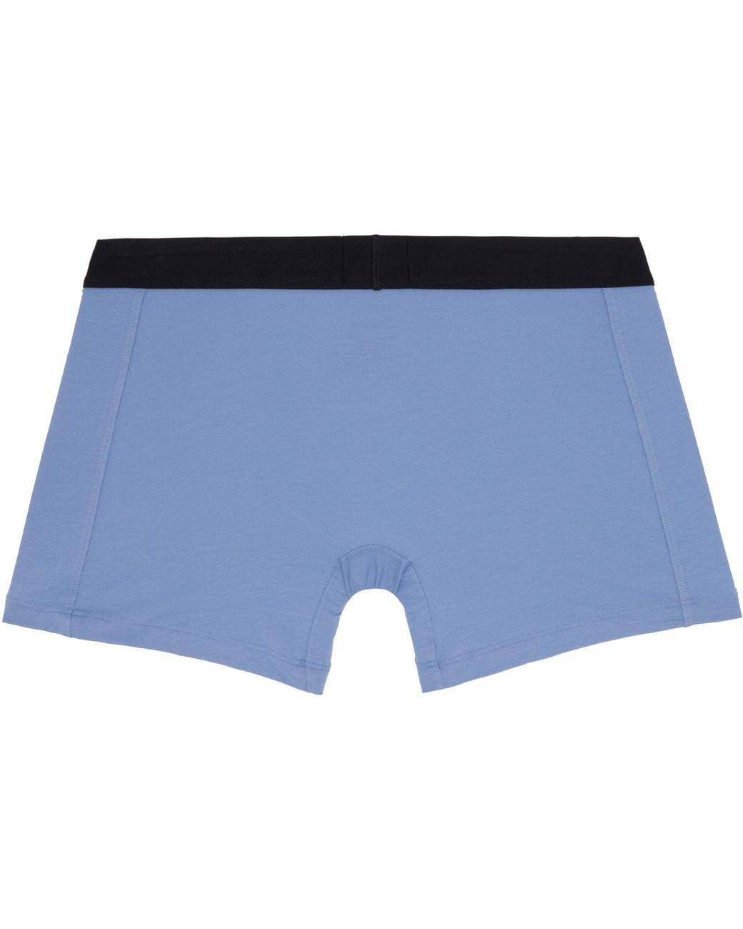 Boss Blue Three-Pack Stretch Cotton Boxer Briefs for men