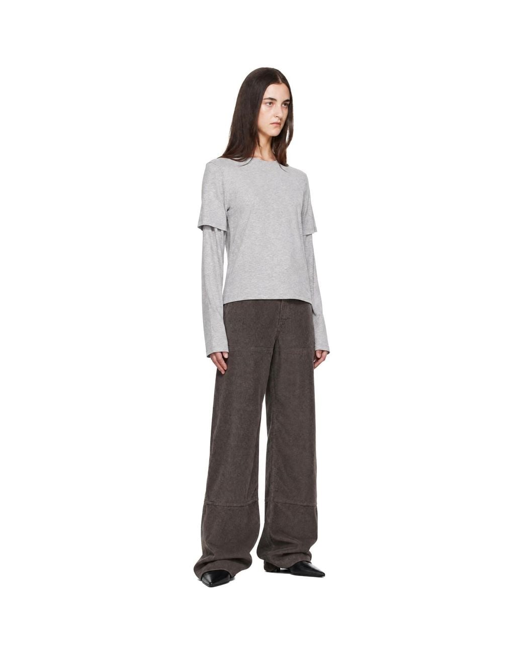 Still Here Gray 2Tee Long Sleeve T-Shirt
