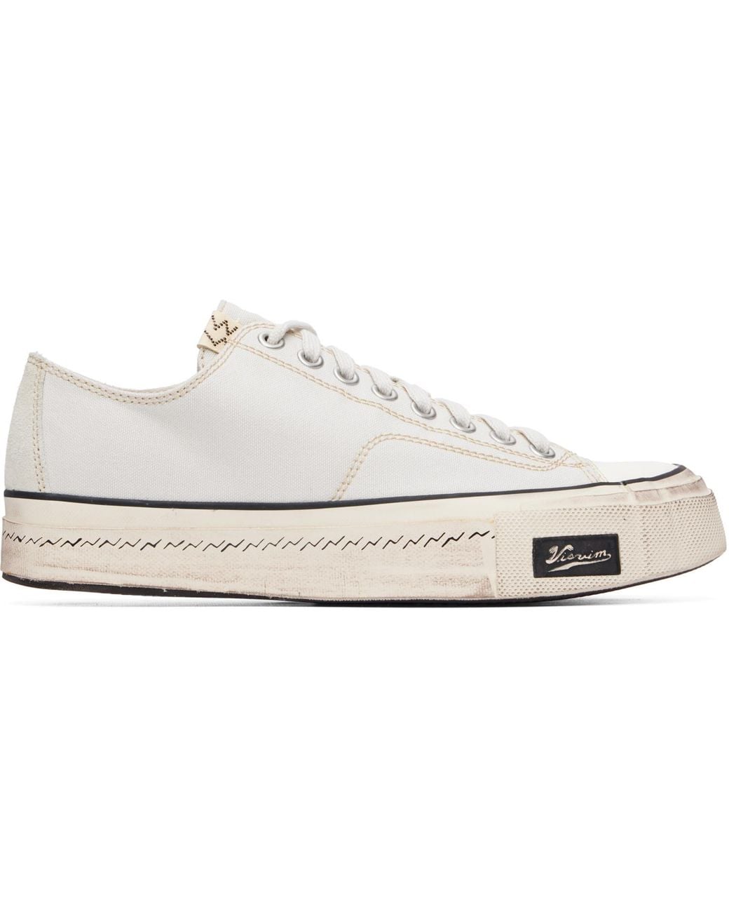 Visvim White Off- Skagway Lo G.Patten Sneakers for men