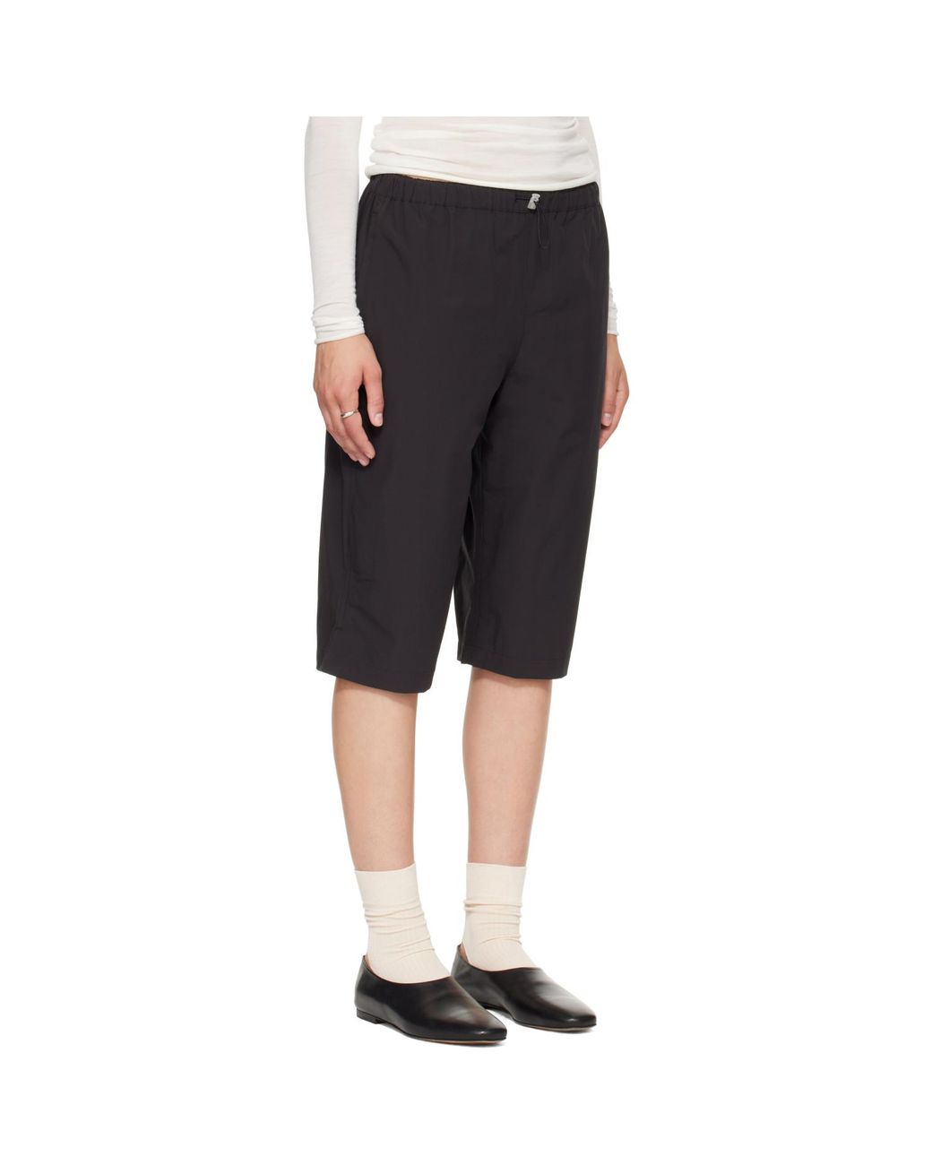 Literary Sport Black Kitty Shorts