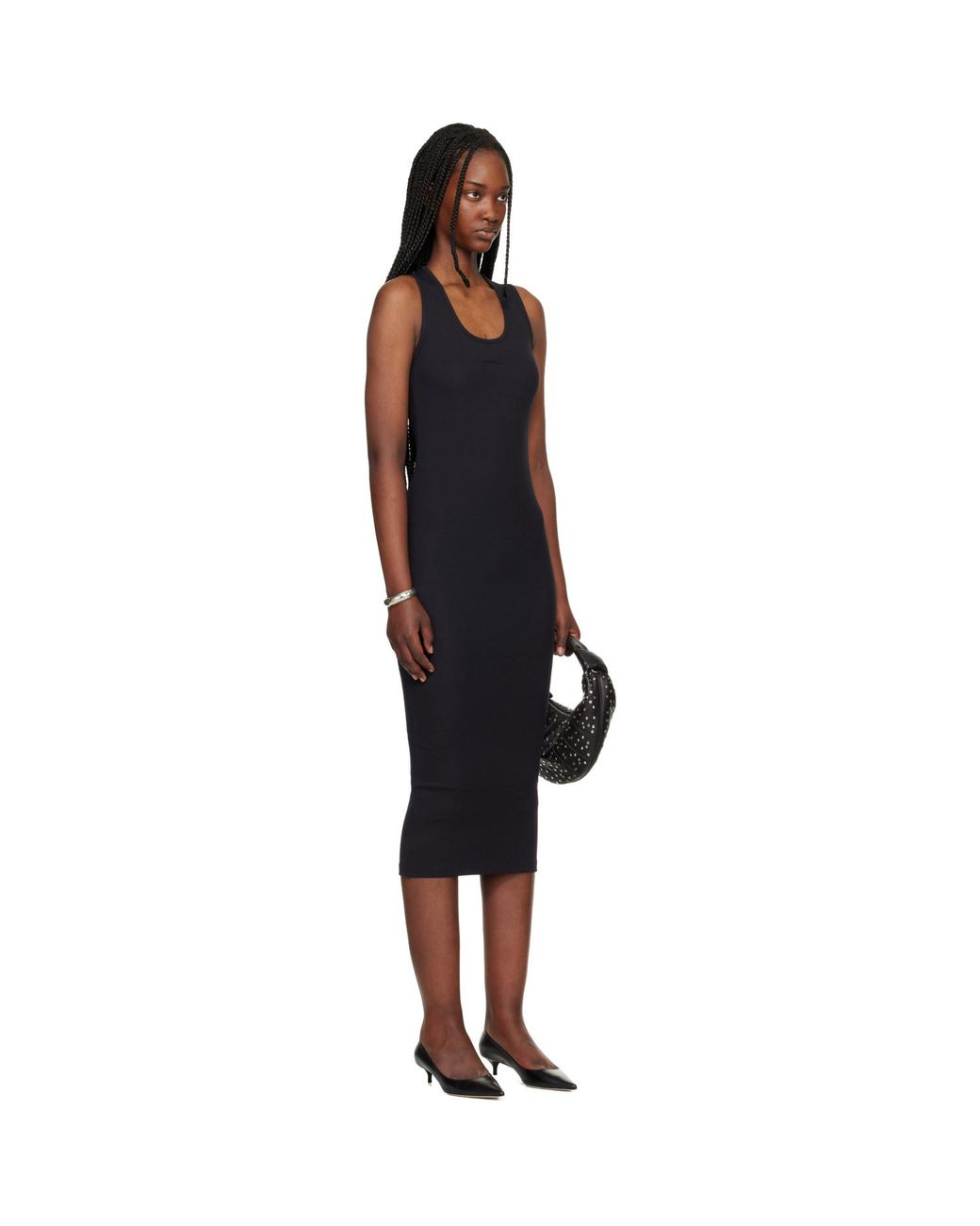 Fear Of God Black Fitted Tank Maxi Dress