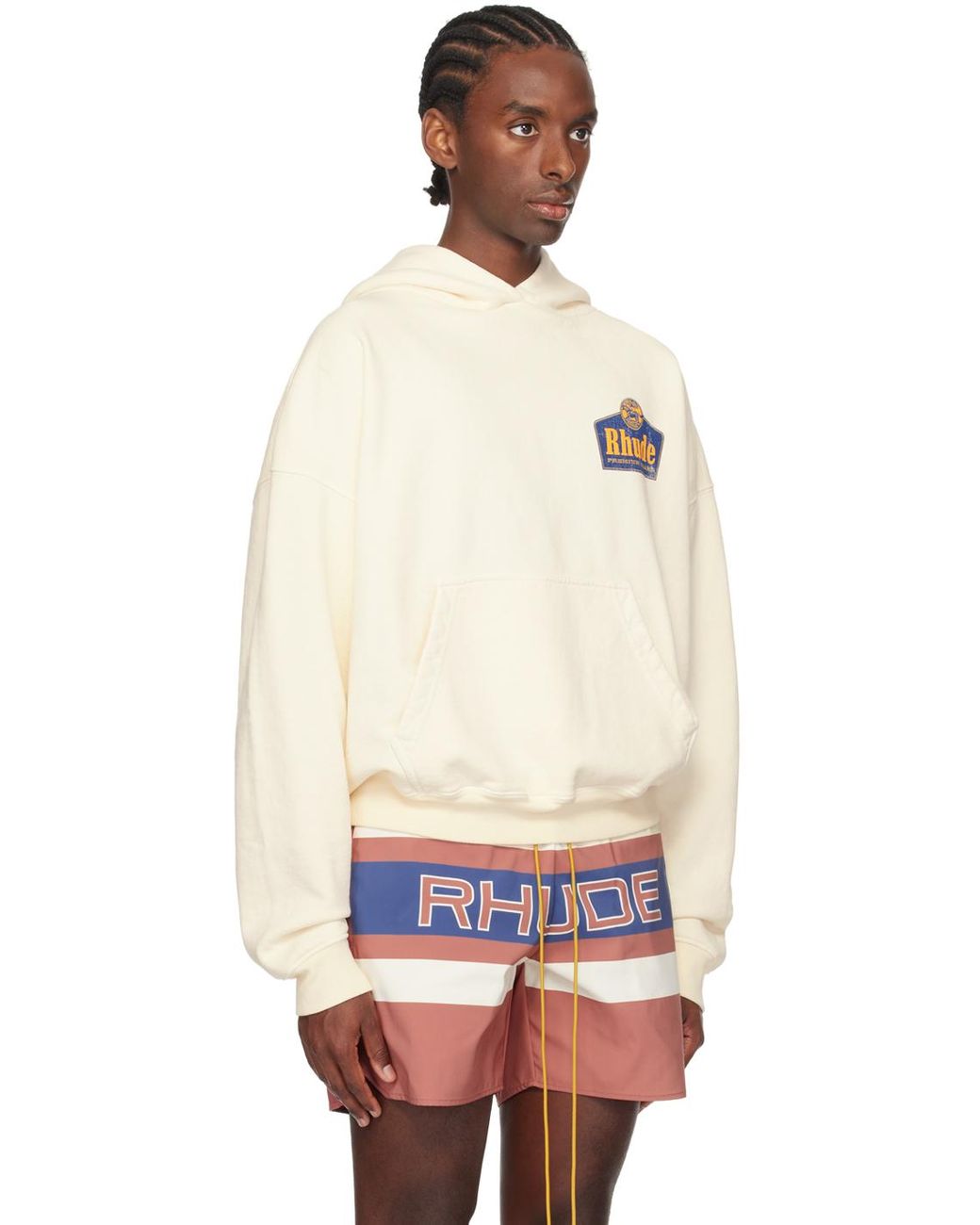 【関税込み】Rhude SSENSE限定 オフホワイト Grand Cru フーディ rhude-designer-VTG-WHITE-