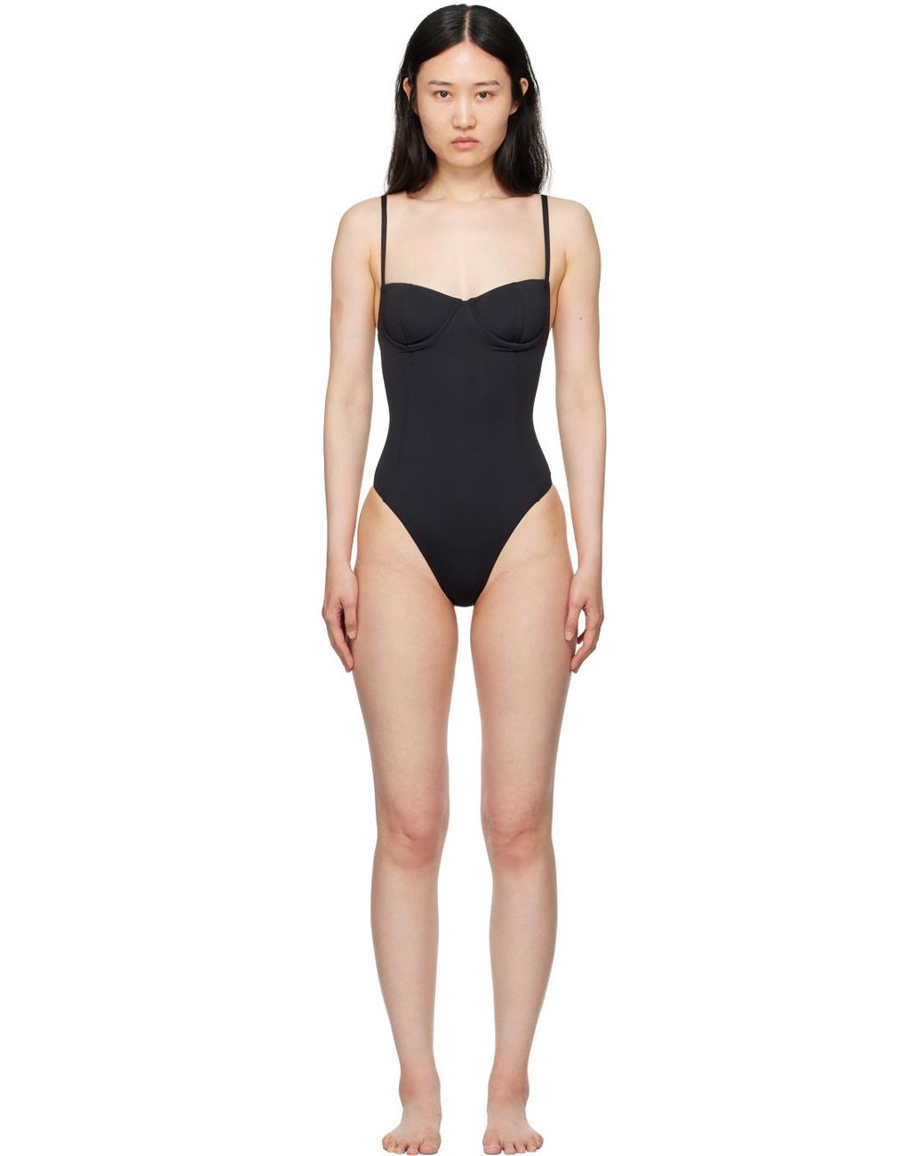 ワンピース水着 ANINE BING Woman Swimsuit Black A1110944 BLK26 Anine Bing one-piece swimsuit Vesta One Piece PRM EU