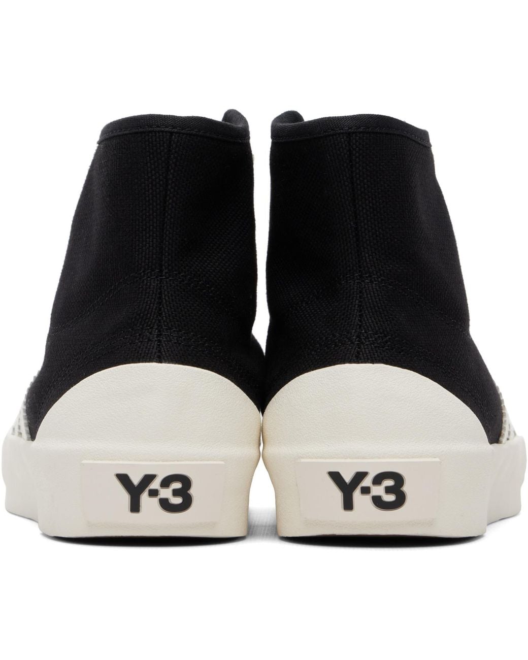 Y-3 Black Nisi Hi Sneakers for men