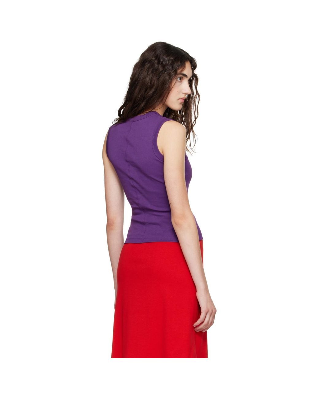 Flore Flore Red Esmé Tank Top