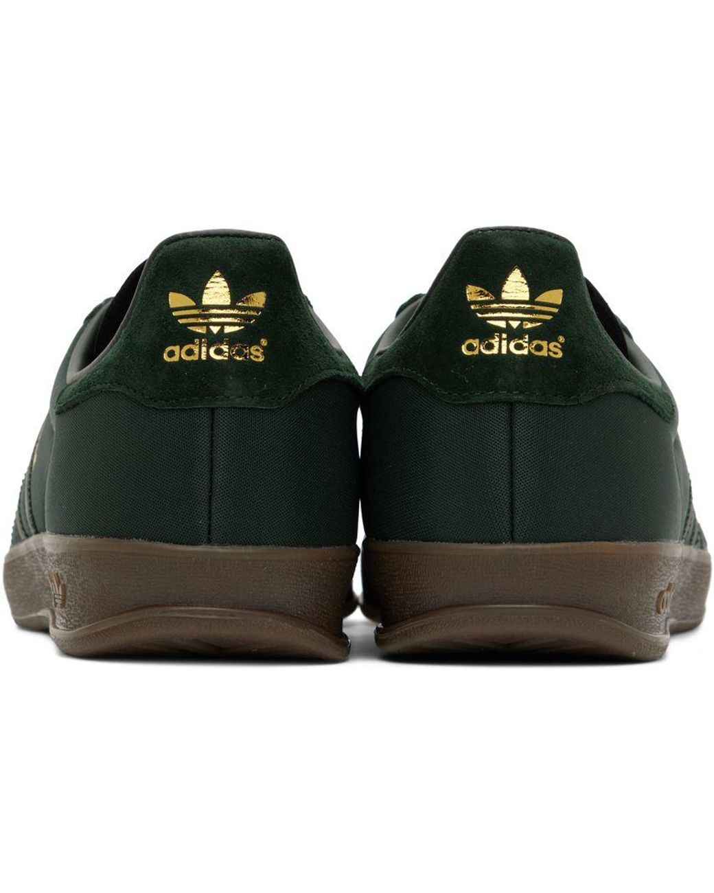 adidas Originals Green Gazelle Indoor Sneakers in Black for Men | Lyst