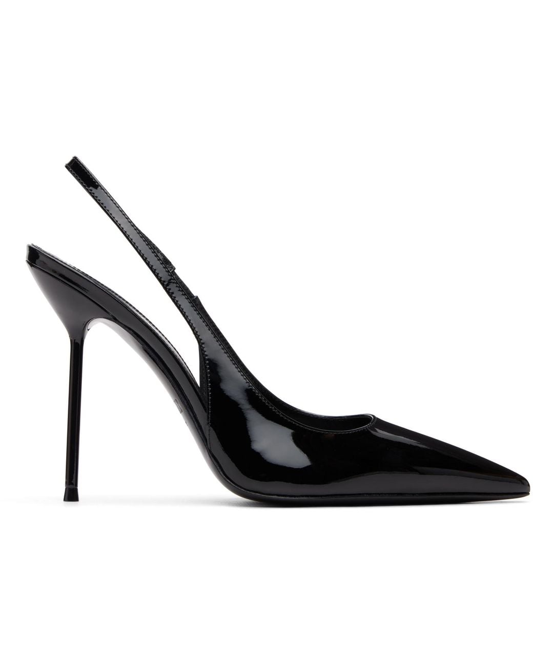 Paris Texas Black Lidia Slingback 105 Heels