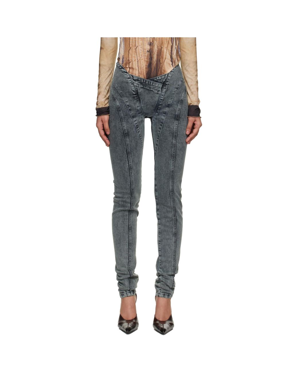 Jean Celest Gris KNWLS en coloris Black