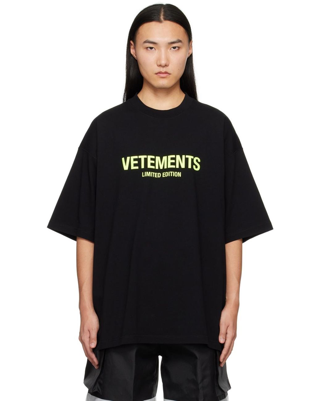 Vetements Black 'limited Edition' T-shirt for Men | Lyst