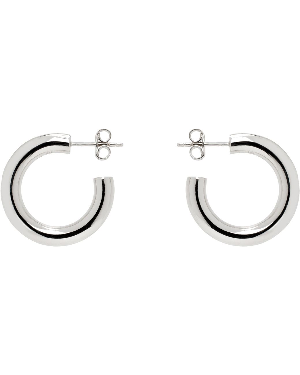LEMAIRE ルメール シルバー Classic Hoops S ピアス LEMAIRE