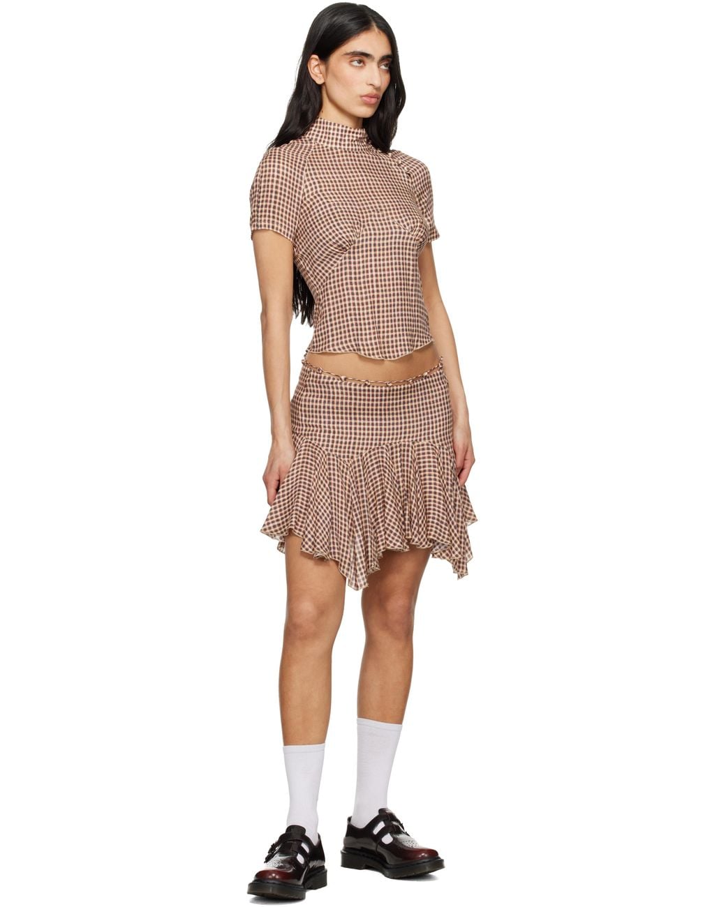 Dr. Martens Black Burgundy 8065 Mary Jane Loafers