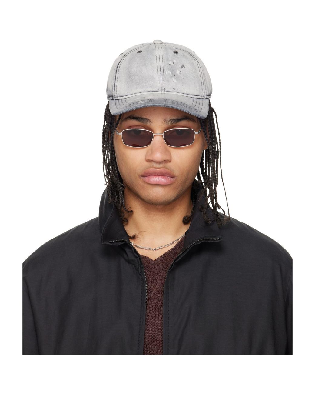 Our Legacy Black Faded Ball Cap for men