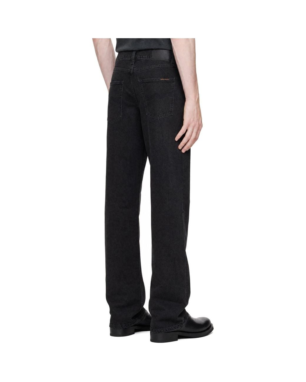 Nudie Jeans Black Steady Eddie Ii Jeans for men