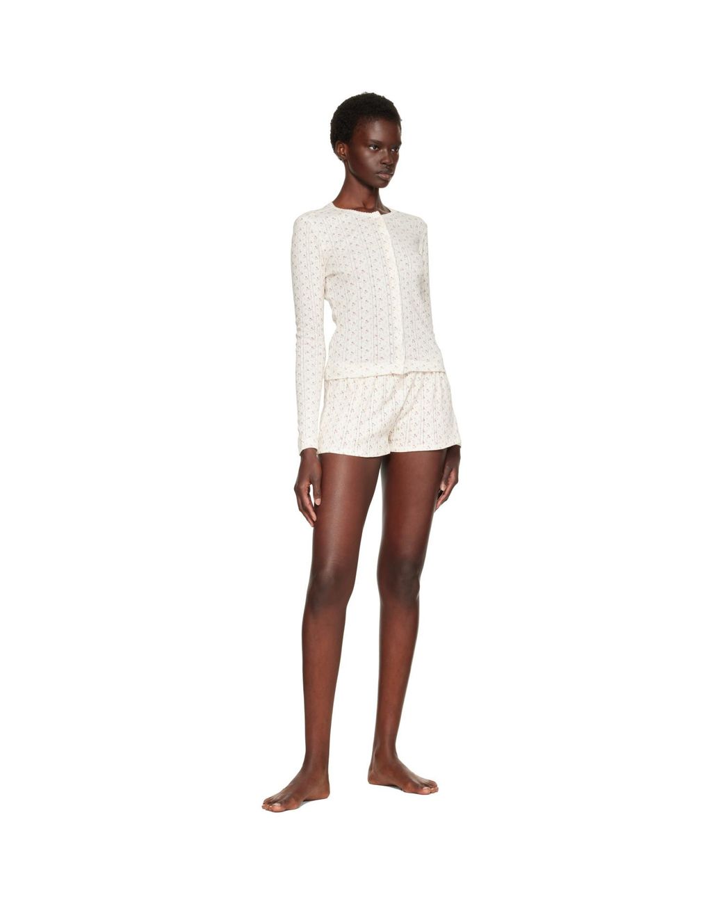 Cou Cou White Off- 'The Short' Shorts