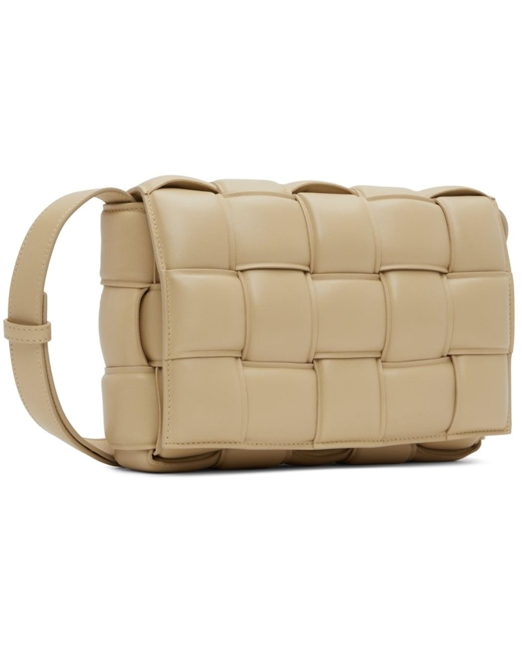 Bottega Veneta Multicolor Beige Padded Cassette Shoulder Bag
