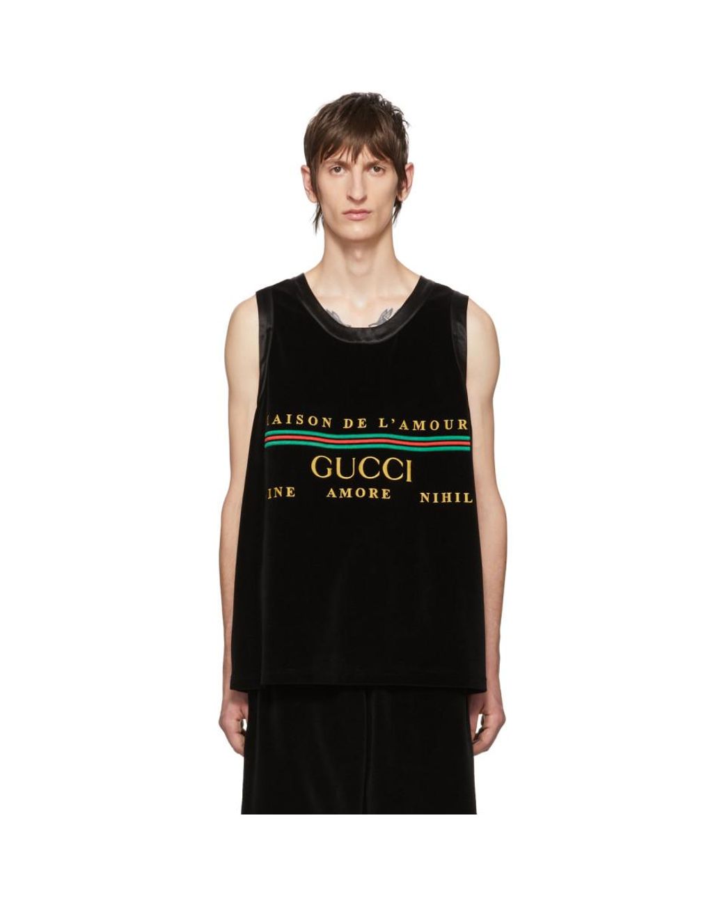 black gucci tank top