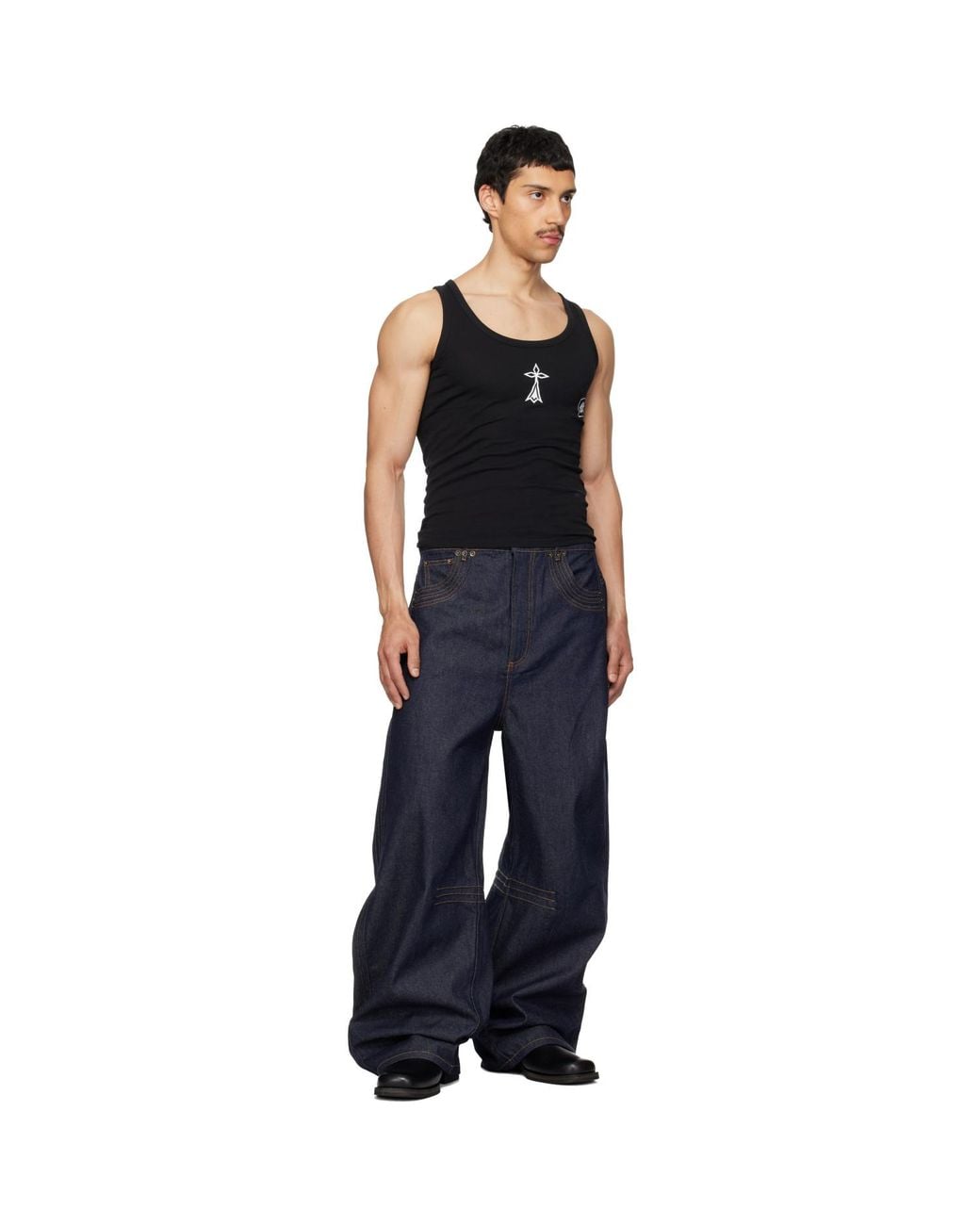 Egonlab Black Breizh Tank Top for men