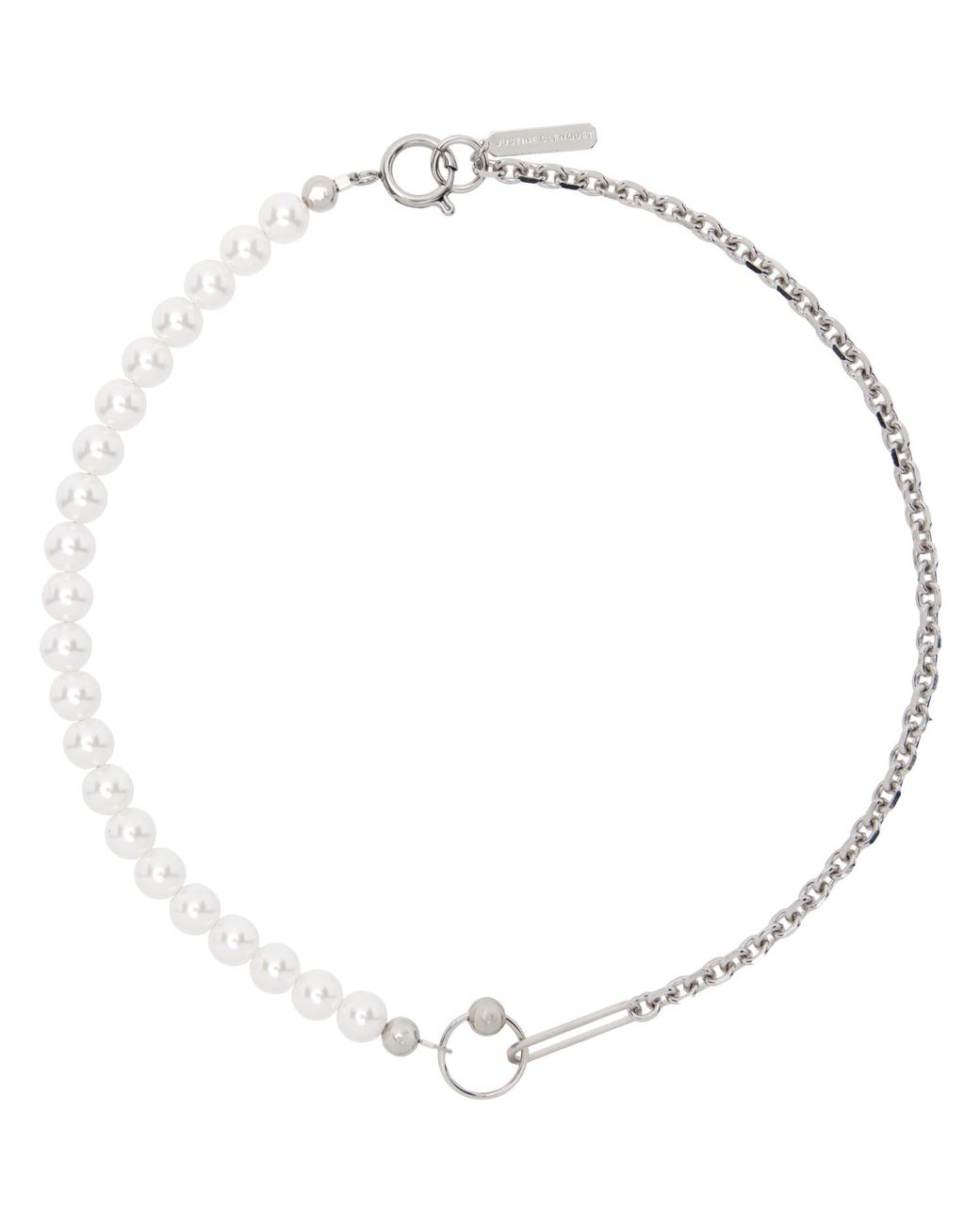 Justine Clenquet Metallic Marley Necklace for men