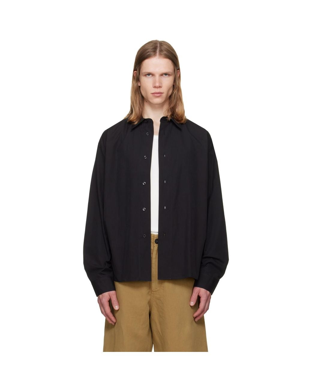 Studio Nicholson Black Hal Shirt for men