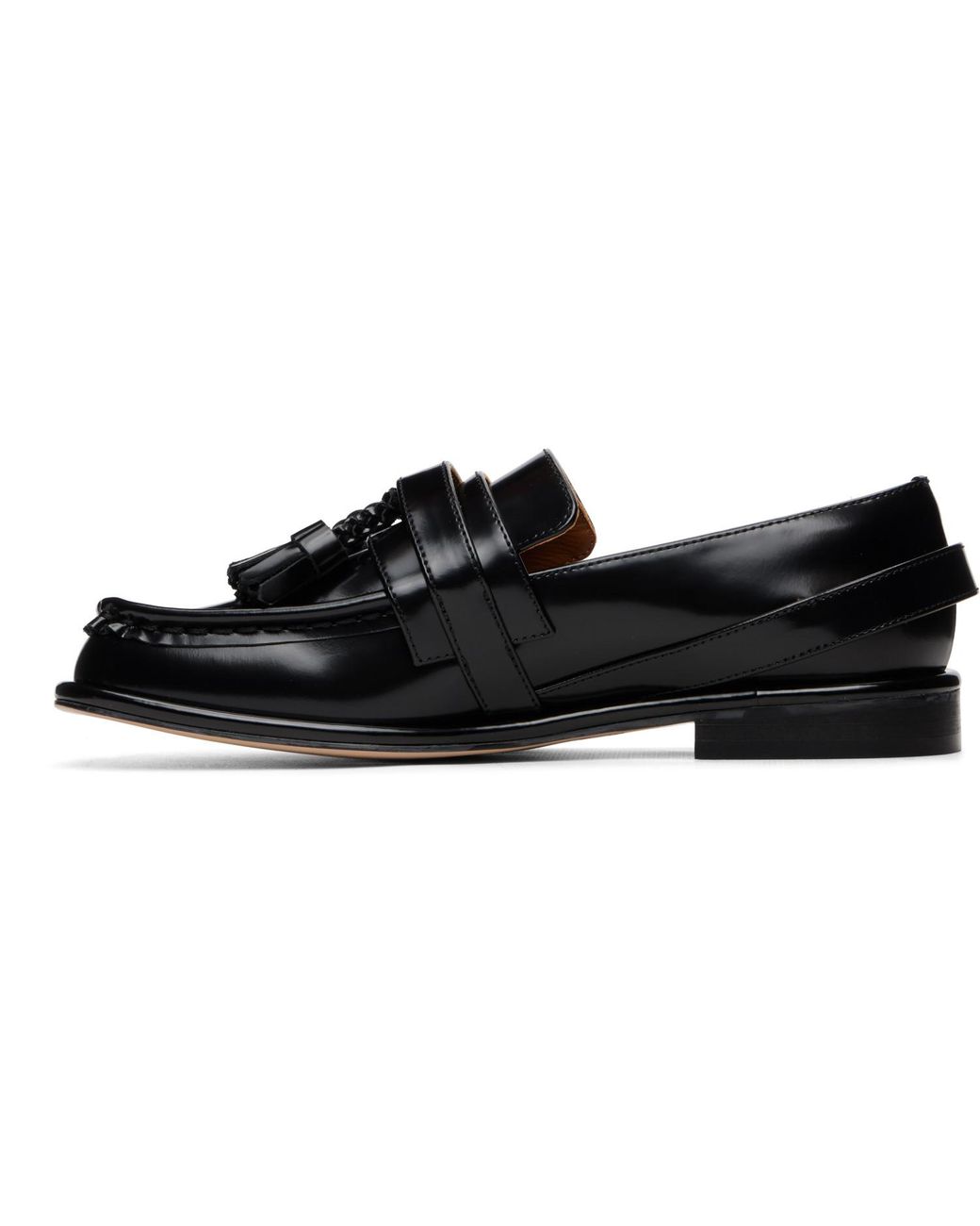 ShuShu/Tong Black Tassel Loafers