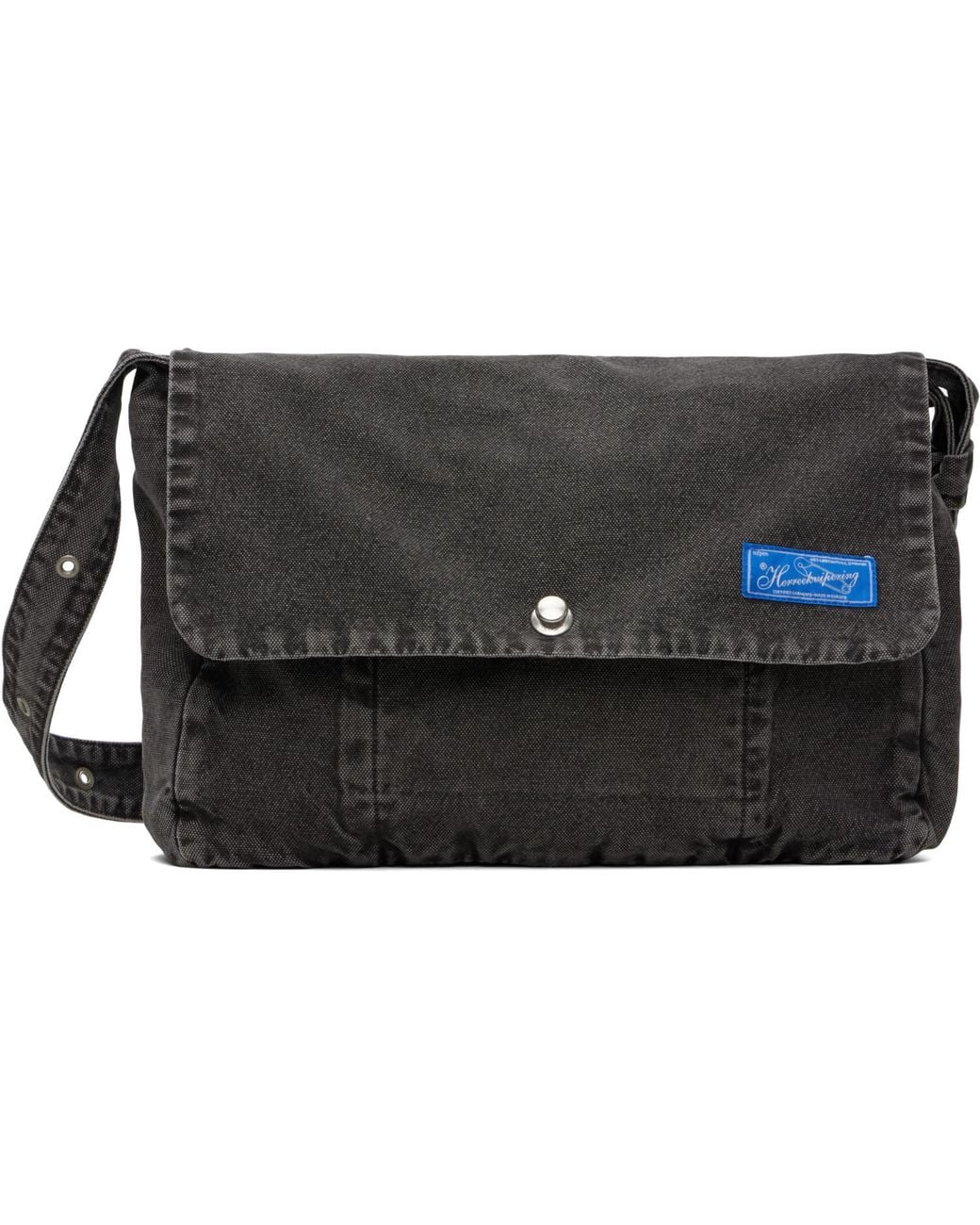 mfpen Black Postman Bag for men