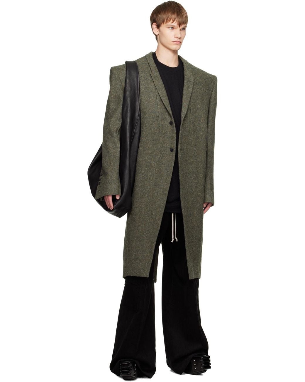 Rick Owens Black Concordians Cargobelas Cargo Pants for men