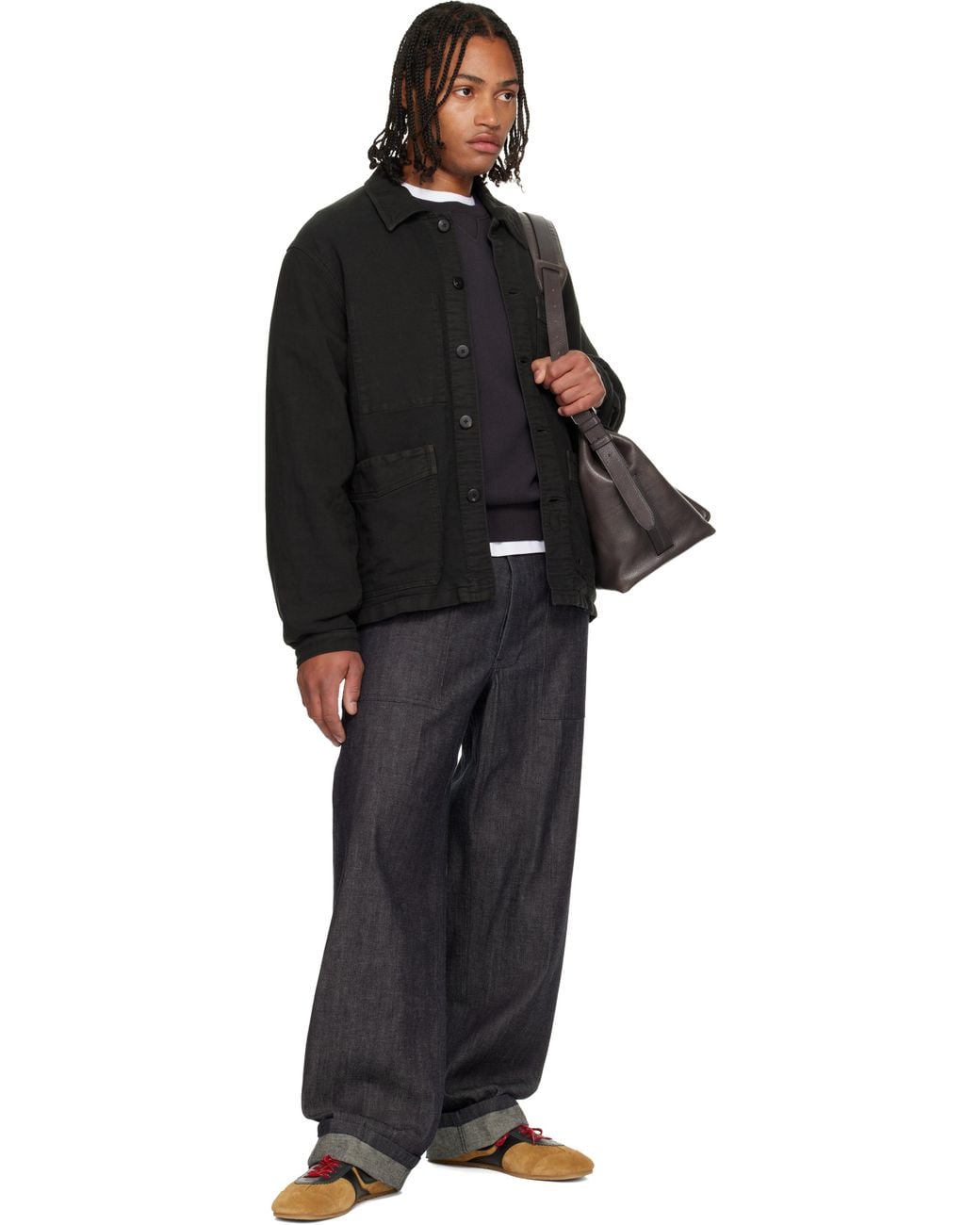 Visvim Travail Coverall Moleskin Dmgd Jacket in Black for Men | Lyst