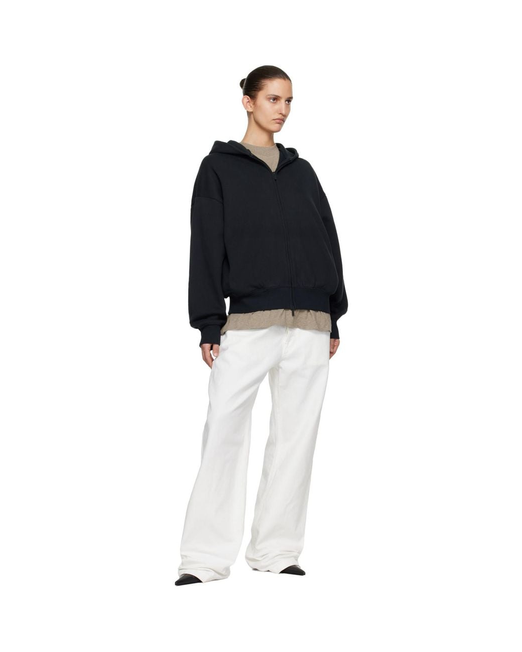 Fear Of God Black Classic Zip-Up Hoodie
